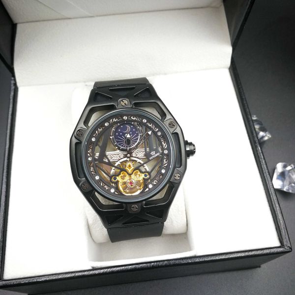 self wind mechanical men wristwatch fashion waterproof black skeleton automatic man watch relogio masculino, Slivery;brown
self wind mechanical men wristwatch fashion waterproof black skeleton automatic man watch relogio masculino, Slivery;brown