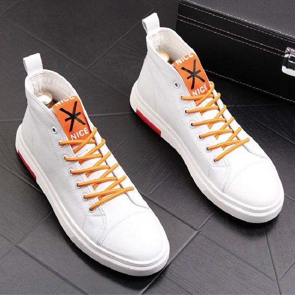 Winter New Arrival Mens White Casual Shoes High Top Lace Up Cowboy Martin Boots Man Red Hip Hop Leisure Trending Shoes
Winter New Arrival Mens White Casual Shoes High Top Lace Up Cowboy Martin Boots Man Red Hip Hop Leisure Trending Shoes