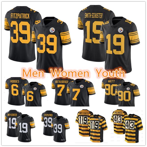 pittsburgh steelers jersey men's 39 minkah fitzpatrick 6 devlin hodges 19 juju smith-schuster nfl t.j. watt women youth football jersey, Black;red
pittsburgh steelers jersey men's 39 minkah fitzpatrick 6 devlin hodges 19 juju smith-schuster nfl t.j. watt women youth football jersey, Black;red