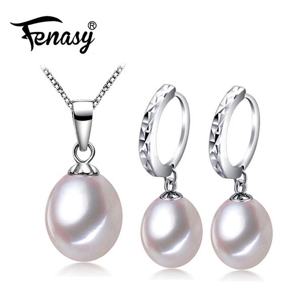 fenasy jewelry sets pearl pendant necklace earrings for women pendant long earrings freshwater pearl jewelry new box, Black
fenasy jewelry sets pearl pendant necklace earrings for women pendant long earrings freshwater pearl jewelry new box, Black