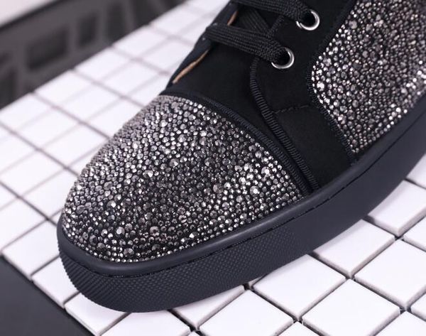 22019 new red bottom luxury designer brand studded spikes flats casual shoes shoes for men and women party lovers genuine sneakersl03, Black
22019 new red bottom luxury designer brand studded spikes flats casual shoes shoes for men and women party lovers genuine sneakersl03, Black