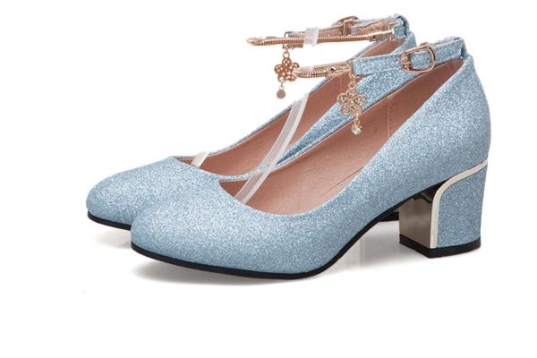 2020 spring and autumn with new style fashion high heel coarse heel round head women's shoes @mqwbh704, Black
2020 spring and autumn with new style fashion high heel coarse heel round head women's shoes @mqwbh704, Black
