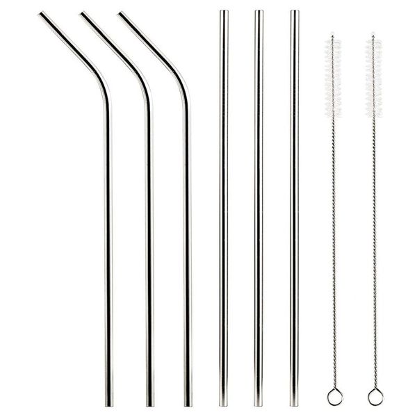 reusable steel straw 8 piece set dishwasher safety straw straight bend 10.5 inch with 2 cleaning brush drink juice smoothi other event
reusable steel straw 8 piece set dishwasher safety straw straight bend 10.5 inch with 2 cleaning brush drink juice smoothi other event