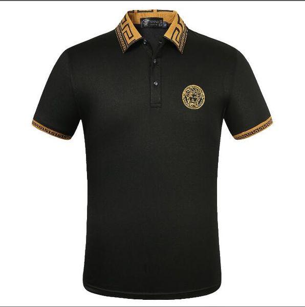Top luxury co tume men hort leeve t hirt polo tand collar fa hion ca ual new 2019 brand men 039 t hirt t hirt whole ale, White;black
Top luxury co tume men hort leeve t hirt polo tand collar fa hion ca ual new 2019 brand men 039 t hirt t hirt whole ale, White;black