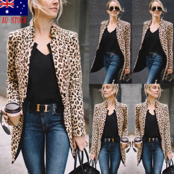 fashion leopard print blazer winter women coat plus size long sleeve coat women blazers jackets office lady blazer, White;black
fashion leopard print blazer winter women coat plus size long sleeve coat women blazers jackets office lady blazer, White;black