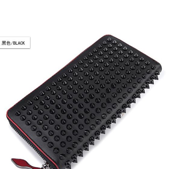 2019 Sale Luxury Men Women Color Rivets Purse Sexy Studded Wallets Zipper Clutch Free Shipping Candy Color Punk Purse
2019 Sale Luxury Men Women Color Rivets Purse Sexy Studded Wallets Zipper Clutch Free Shipping Candy Color Punk Purse
