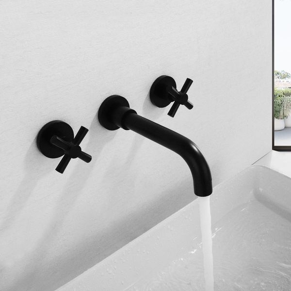 wall mounted black plated brass bathroom sink faucet double handle cold and water mixer tap faucet
wall mounted black plated brass bathroom sink faucet double handle cold and water mixer tap faucet