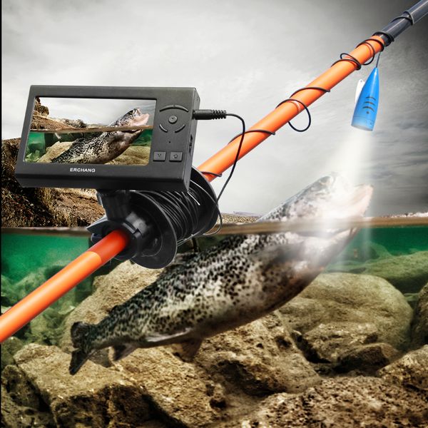 erchang f430 4.3" underwater fishing camera 15m cable fish finder underwater kamera hd white lamp camera for fishing
erchang f430 4.3" underwater fishing camera 15m cable fish finder underwater kamera hd white lamp camera for fishing