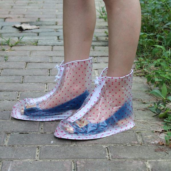 waterproof rain reusable shoes covers, all seasons slip-resistant rain boot overshoes, men&women's shoes accessories, White;pink
waterproof rain reusable shoes covers, all seasons slip-resistant rain boot overshoes, men&women's shoes accessories, White;pink