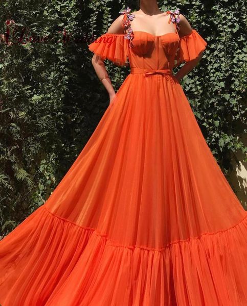 formal dress 2019 strapless orange tulle party gown custom made a line off the shoulder evening dresses long for party dress, White;black
formal dress 2019 strapless orange tulle party gown custom made a line off the shoulder evening dresses long for party dress, White;black
