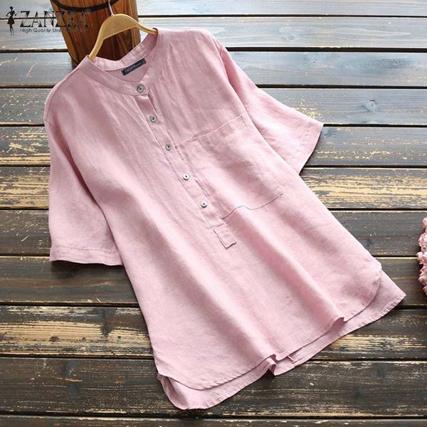 2020 summer solid cotton linen shirts zanzea women casual blouse vintage o neck short sleeve blusas female tunic chemise, White
2020 summer solid cotton linen shirts zanzea women casual blouse vintage o neck short sleeve blusas female tunic chemise, White