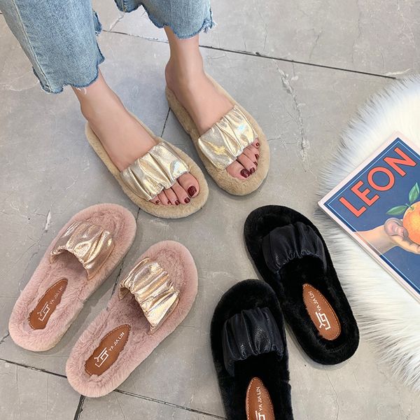 shoes woman 2020 loafers low womens slippers outdoor luxury slides rubber flip flops fur sliders pantofle flat designer, Black
shoes woman 2020 loafers low womens slippers outdoor luxury slides rubber flip flops fur sliders pantofle flat designer, Black