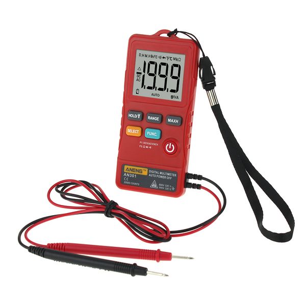 multi-function button type multimeter + portable strap + measurement data line logistics multimeter measuring tool
multi-function button type multimeter + portable strap + measurement data line logistics multimeter measuring tool