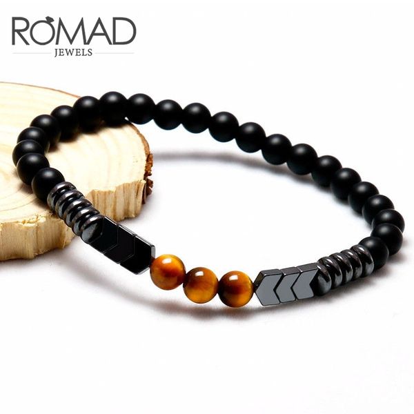 romad matte onyx stone bracelet with tiger eye combination stitching cubic zircon jewelry beads bracelet elastic men r5, Black
romad matte onyx stone bracelet with tiger eye combination stitching cubic zircon jewelry beads bracelet elastic men r5, Black