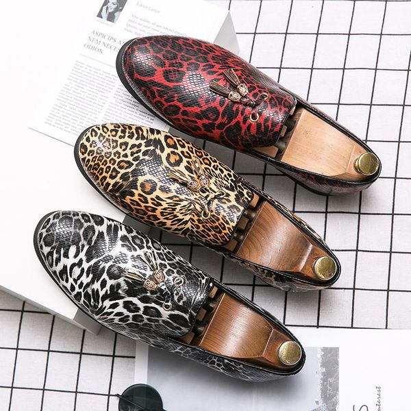 luxury leopard print silver leisure men shoes fashion round toe tassel gold casual party show wedding plus size 47 48 glxg-04, Black
luxury leopard print silver leisure men shoes fashion round toe tassel gold casual party show wedding plus size 47 48 glxg-04, Black
