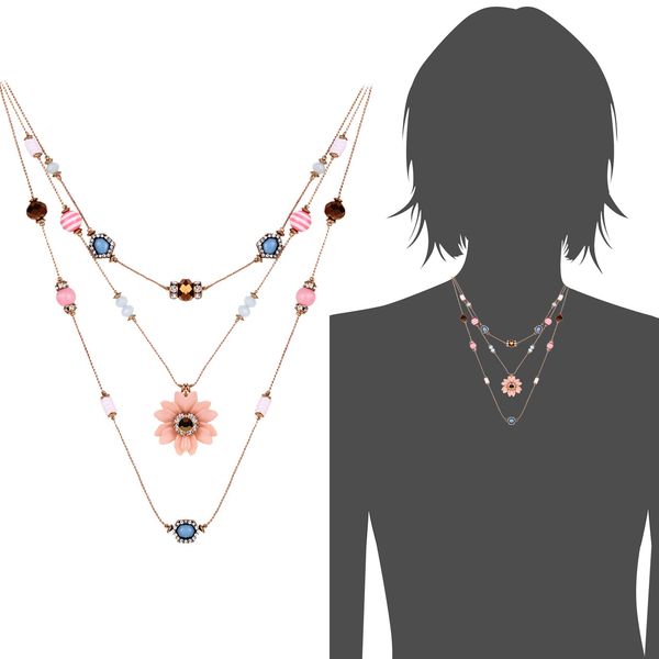 trade fashion sweater chain necklaces personality multi-layer color jewelry necklace wholesale, Silver
trade fashion sweater chain necklaces personality multi-layer color jewelry necklace wholesale, Silver
