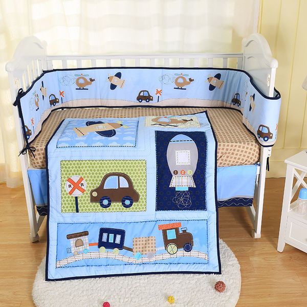 baby bed set 4pcs baby cot organizer cuna quilt crib bedding set cotton embroidery traffic tools bed skirt fitted
baby bed set 4pcs baby cot organizer cuna quilt crib bedding set cotton embroidery traffic tools bed skirt fitted