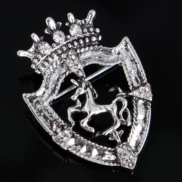fashion animal badge brooches gold silver crystal crown corsage brooch pins women suit accessories jewelry, Gray
fashion animal badge brooches gold silver crystal crown corsage brooch pins women suit accessories jewelry, Gray