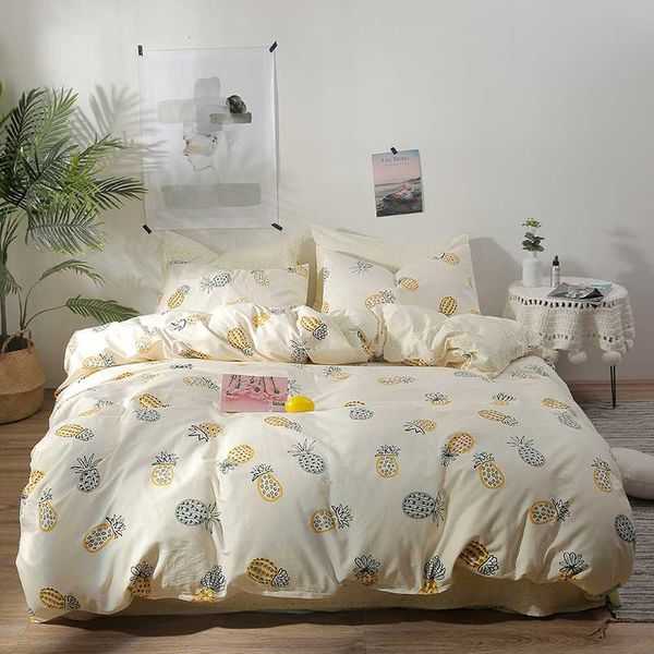 cartoon pineapple duvet cover set cotton bedding set quilt cover bed bedclothes bedsheet with pillow cases no comforter
cartoon pineapple duvet cover set cotton bedding set quilt cover bed bedclothes bedsheet with pillow cases no comforter