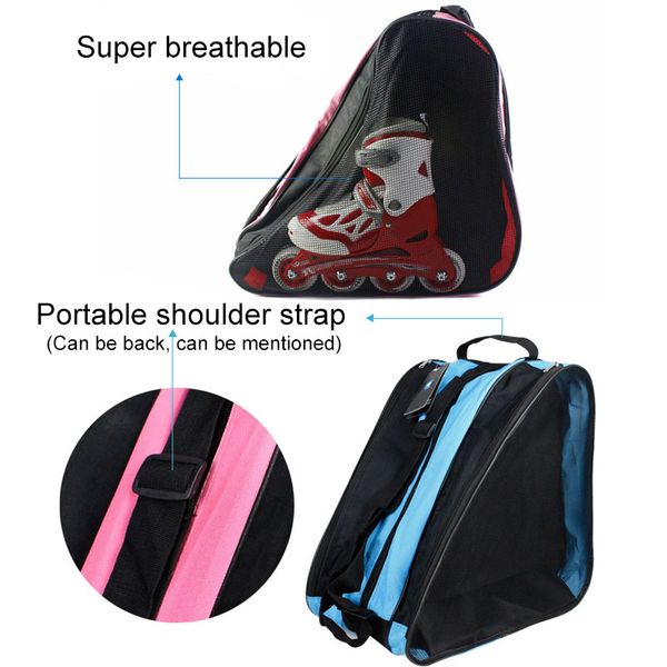 portable roller skate shoes storage bag carrier holder case for kids adults zj55, Black;gray
portable roller skate shoes storage bag carrier holder case for kids adults zj55, Black;gray
