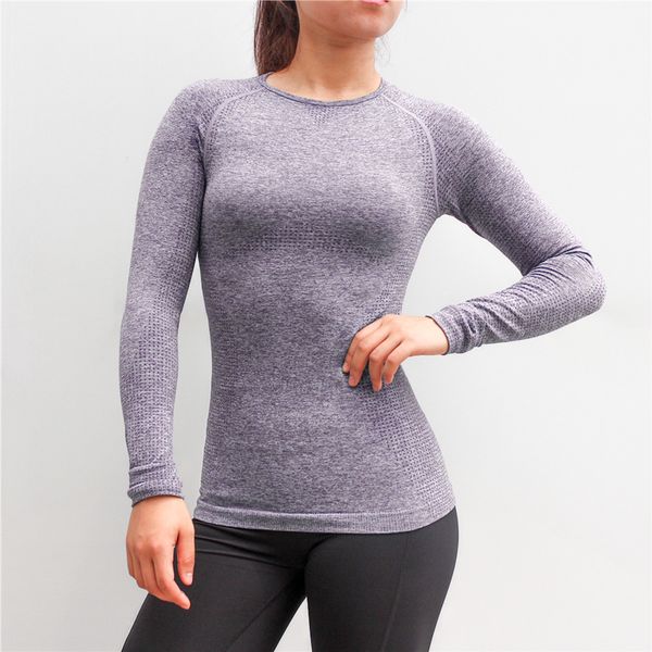 ropa de yoga high stretch comfort sport seamless long sleeve women gym fitness shirt yoga shirts, White;red
ropa de yoga high stretch comfort sport seamless long sleeve women gym fitness shirt yoga shirts, White;red