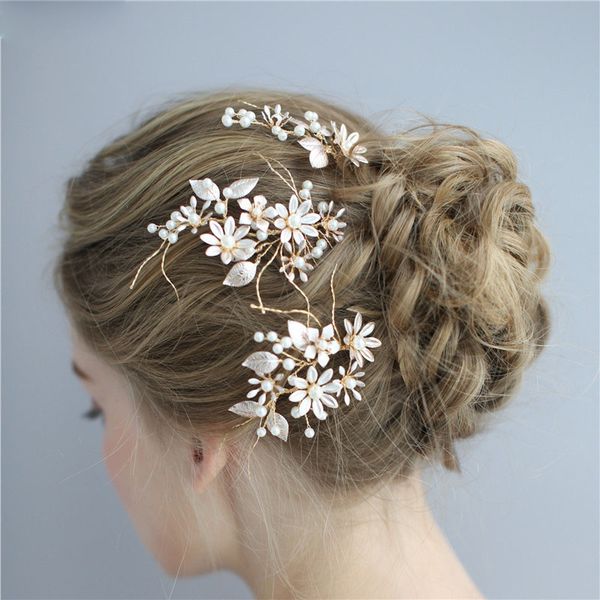 slbridal handmade golden clear стразы кристалл цветов свадебные прически pin свадебные наклейки волос аксессуары женщин ювелирные изделия, Golden;white
slbridal handmade golden clear стразы кристалл цветов свадебные прически pin свадебные наклейки волос аксессуары женщин ювелирные изделия, Golden;white