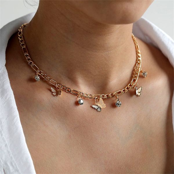 vkme boho charm butterfly necklace drop shipping girl chokers necklaces women new gift jewelry accessories, Golden;silver
vkme boho charm butterfly necklace drop shipping girl chokers necklaces women new gift jewelry accessories, Golden;silver