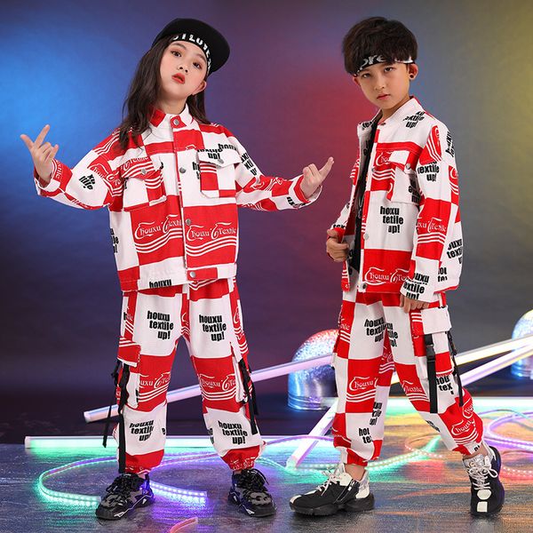 children hip-hop suit tshirt jogger pants boys hiphop spring costumes girls jazz dance clothes handsome children's clothes t200414, White
children hip-hop suit tshirt jogger pants boys hiphop spring costumes girls jazz dance clothes handsome children's clothes t200414, White