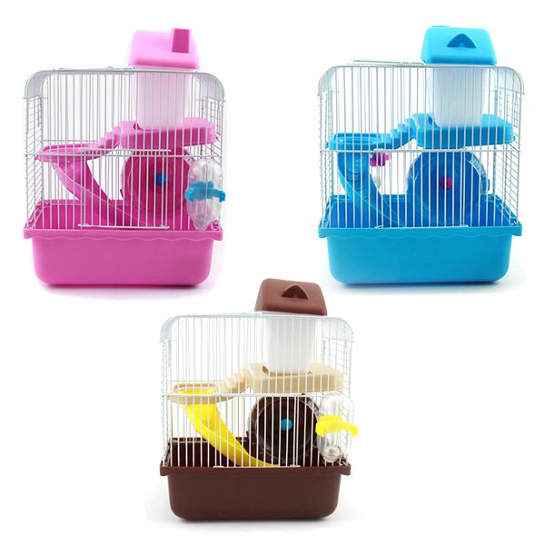 2 floors storey hamster cage mouse house with slide disk spinning bottle pet farm products supplies
2 floors storey hamster cage mouse house with slide disk spinning bottle pet farm products supplies