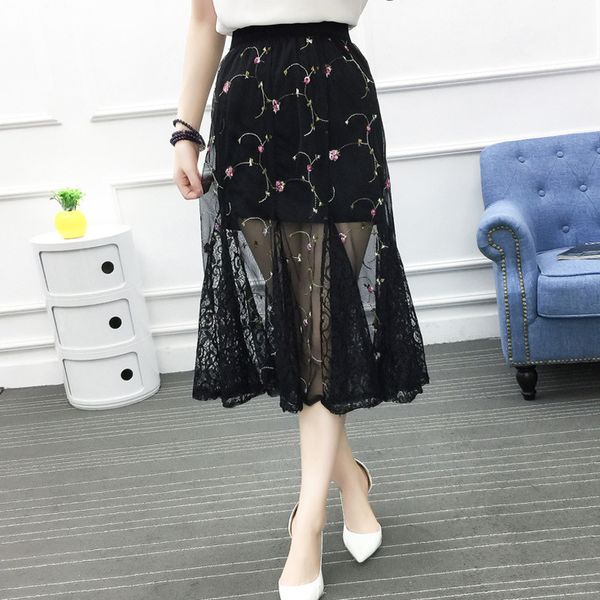2020 summer fashion women high waist mermaid skirt lady office wear skirt patchwork balck lace embroidery trumpet skirts, Black
2020 summer fashion women high waist mermaid skirt lady office wear skirt patchwork balck lace embroidery trumpet skirts, Black