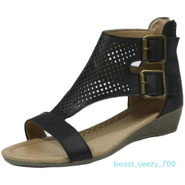 ribetrini new ladies hollow wedges gladiator shoes elegant retro low heel women sandals 2020 casual summer sandals b70, Black
ribetrini new ladies hollow wedges gladiator shoes elegant retro low heel women sandals 2020 casual summer sandals b70, Black
