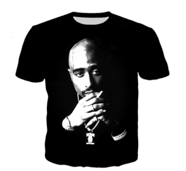 popular singer rapper tupac 2pac t shirt men women funny 3d print summer short sleeve o neck crewneck casual a187, White;black
popular singer rapper tupac 2pac t shirt men women funny 3d print summer short sleeve o neck crewneck casual a187, White;black