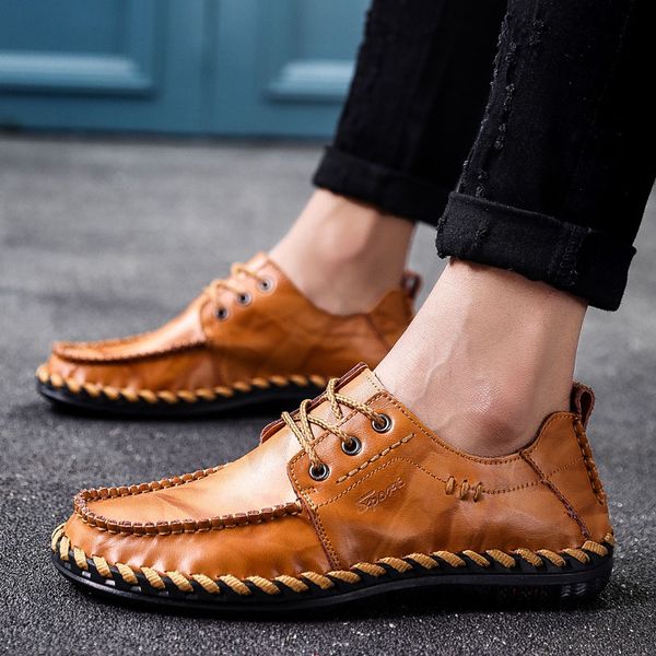 limeike fashion comfortable casual shoes loafers men shoes quality genuine leather men flats, Black
limeike fashion comfortable casual shoes loafers men shoes quality genuine leather men flats, Black
