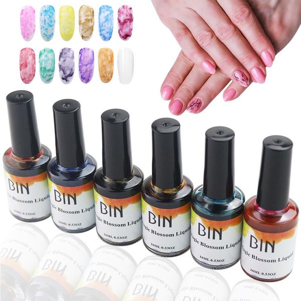 7pcs/set 16ml magic bloom nail polish manicure smudge set watercolor ink flower marble dye manicure art watercolor nail blooming
7pcs/set 16ml magic bloom nail polish manicure smudge set watercolor ink flower marble dye manicure art watercolor nail blooming