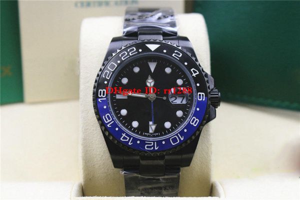 5 color watch pvd all black 40mm gmt 116710ln 116710 116713 116718 116619 ceramic 2813 movement automatic mens watches, Slivery;brown
5 color watch pvd all black 40mm gmt 116710ln 116710 116713 116718 116619 ceramic 2813 movement automatic mens watches, Slivery;brown