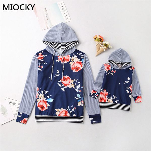 mommy and me clothes autumn striped floral printed drawstring hooded hoodies winter mother daughter sweatshirt family look e0239, Blue
mommy and me clothes autumn striped floral printed drawstring hooded hoodies winter mother daughter sweatshirt family look e0239, Blue