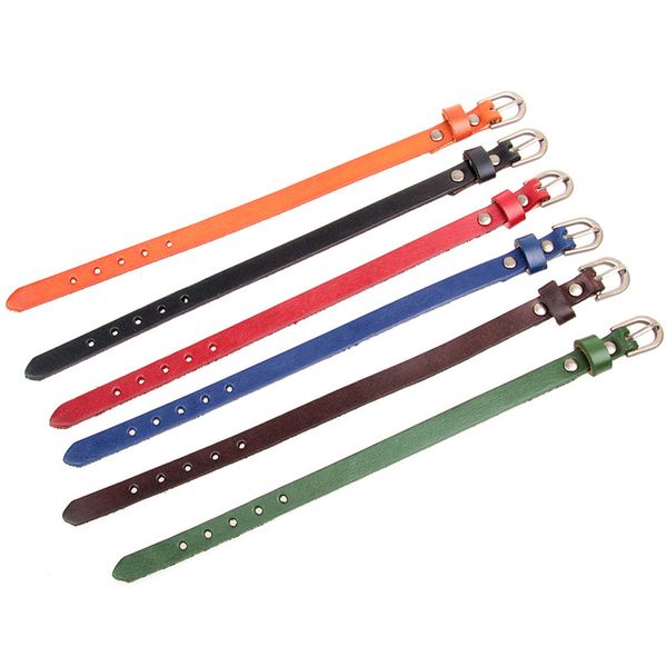 men leather belt bracelets & bangles adjustable women leather simple wrist cuff buckle punk bracelet, White
men leather belt bracelets & bangles adjustable women leather simple wrist cuff buckle punk bracelet, White