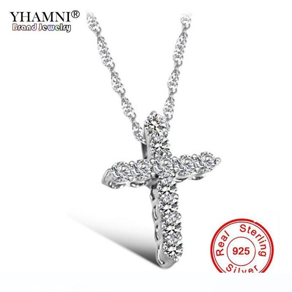 yhamni luxury original 925 sterling silver cross pendant necklace princess luxury diamond necklace pendant for ladies and women n10
yhamni luxury original 925 sterling silver cross pendant necklace princess luxury diamond necklace pendant for ladies and women n10