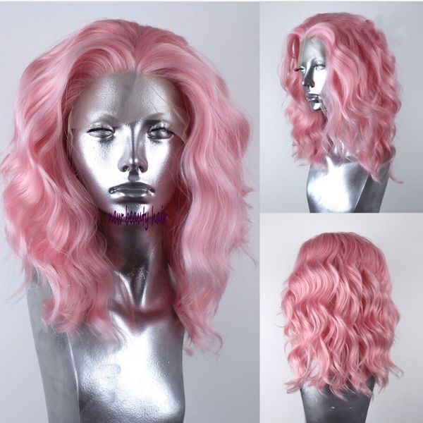 high temperature fiber pink body wavy natural hairline hair wigs pink synthetic lace frontal wig cosplay for white/black women
high temperature fiber pink body wavy natural hairline hair wigs pink synthetic lace frontal wig cosplay for white/black women