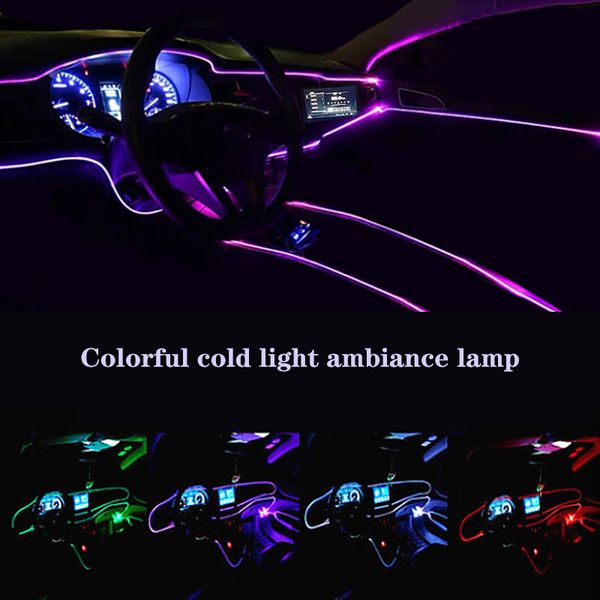 forautomotive interior lights seven color sound control music cold light atmosphere lamp interior light guide strip atmosphere l 
forautomotive interior lights seven color sound control music cold light atmosphere lamp interior light guide strip atmosphere l