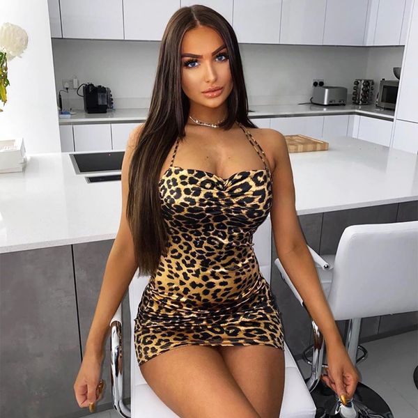 casual dresses women leopard print dress sleeveless sun mini evening party club wear, Black;gray
casual dresses women leopard print dress sleeveless sun mini evening party club wear, Black;gray