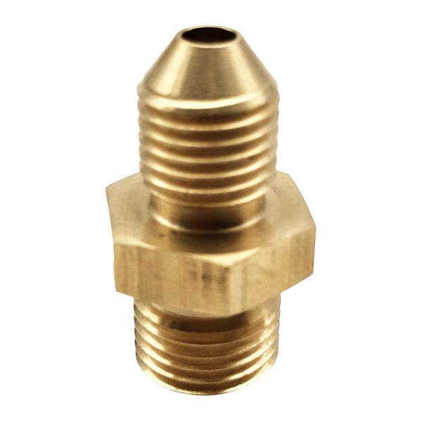 brass male 4an to 1/4 npt male hose fitting adapter, union fuel oil line pipe connector anodized
brass male 4an to 1/4 npt male hose fitting adapter, union fuel oil line pipe connector anodized