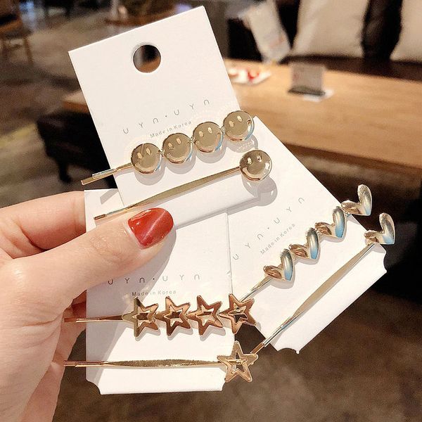 2pcs/set women girls polished metal alloy hair clips wavy bobby pins round circle heart bowknot textured hairpins glitter barret, Golden;white
2pcs/set women girls polished metal alloy hair clips wavy bobby pins round circle heart bowknot textured hairpins glitter barret, Golden;white