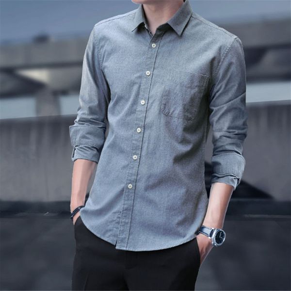 2019 men's shirt 4xl casual slim fit stylish wash denim long sleeves jeans shirts smart casual fashion men clothes plus size, White;black
2019 men's shirt 4xl casual slim fit stylish wash denim long sleeves jeans shirts smart casual fashion men clothes plus size, White;black