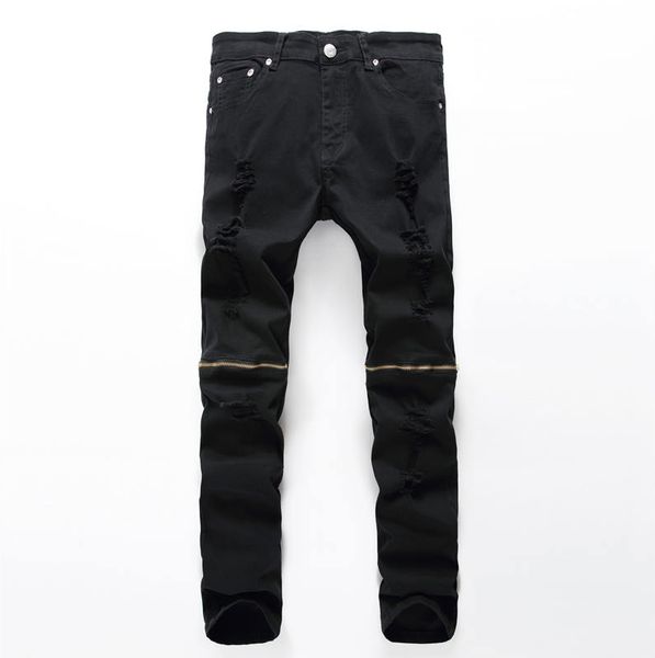 2020 mens designer jean pants long fashion denim brand jean distresse style street wear for men luxury jeans knee zippers pants 1, Blue
2020 mens designer jean pants long fashion denim brand jean distresse style street wear for men luxury jeans knee zippers pants 1, Blue
