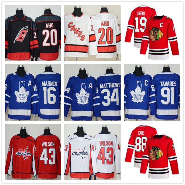 new 43 tom wilson 20 sebastian aho 88 patrick kane 19 jonathan toews 34 matthews 16 mitchell marner 91 tavares hockey jerseys stitched, Black;red
new 43 tom wilson 20 sebastian aho 88 patrick kane 19 jonathan toews 34 matthews 16 mitchell marner 91 tavares hockey jerseys stitched, Black;red