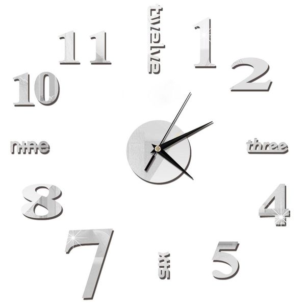 acrylic clock modern diy wall clock 3d mirror sticker home decoration office garden living room accessories
acrylic clock modern diy wall clock 3d mirror sticker home decoration office garden living room accessories