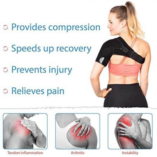 1pcs breathable fitness shoulder pad sport pain relief shoulder support elastic bandage wrap man workout protector elastic l6a1, Black;blue
1pcs breathable fitness shoulder pad sport pain relief shoulder support elastic bandage wrap man workout protector elastic l6a1, Black;blue