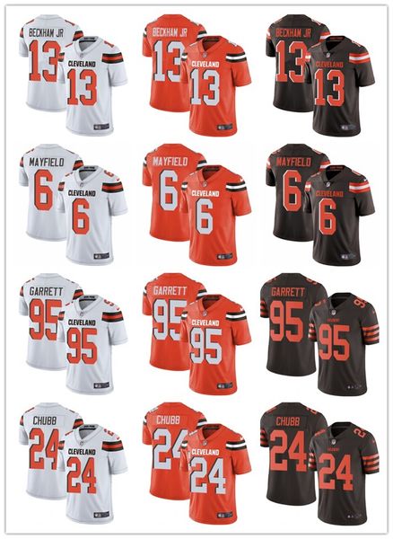 Men 039 women 039 youth cleveland 13 odell beckham jr 6 baker mayfield 95 myle garrett 24 nick chubb brown orang cu tom football jer
Men 039 women 039 youth cleveland 13 odell beckham jr 6 baker mayfield 95 myle garrett 24 nick chubb brown orang cu tom football jer