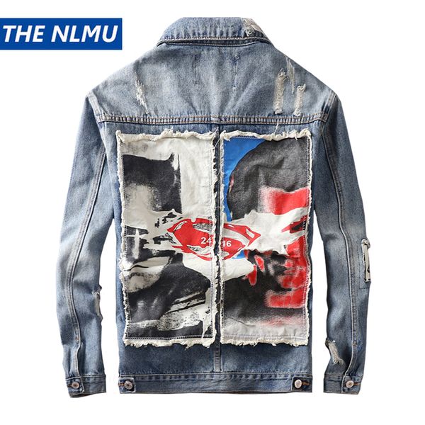 denim jacket men hole distressed jeans coat hip hop patch jacket streetwear outerwear 2019 spring autumn for male hw111, Black;brown
denim jacket men hole distressed jeans coat hip hop patch jacket streetwear outerwear 2019 spring autumn for male hw111, Black;brown